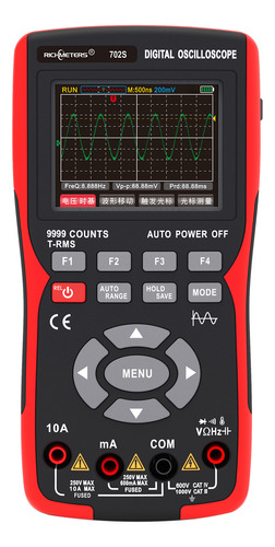 Multímetros. Oscilómetro 2 En 1, Canal Portátil De 10 Mhz