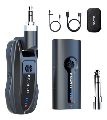 Kimafun Sistema De Micrófono Lavalier Inalámbrico, De Solapa