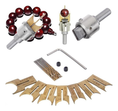 . Juego De Brocas De Bolas De Madera Juego Acero 16
