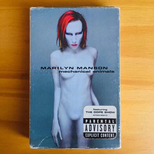 Marilyn Manson Mechanical Animals Usa Cassette Raro Exc 1998