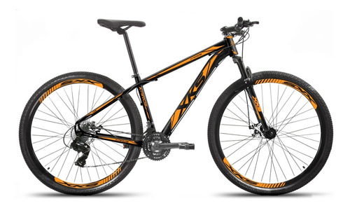 Bicicleta Aro 29 Xks 27 Marchas Freio A Disco Hidráulico Cor Preto/laranja Tamanho Do Quadro 19