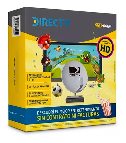 Kit Prepago Directv Hd Canalera Antena Sintonizador Ws