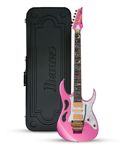 Guitarra Ibanez Steve Vai Signature Pia3761 Ptp Panther Pink