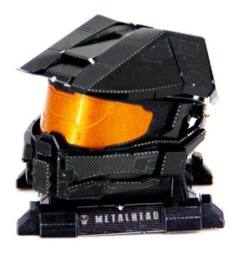 Halo - Casco Master Chief  Rompecabezas 3d Metal Model Color