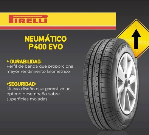 Imagen 4 de 8 de Cubierta 185/70 R14 88h Pirelli P400 Evo