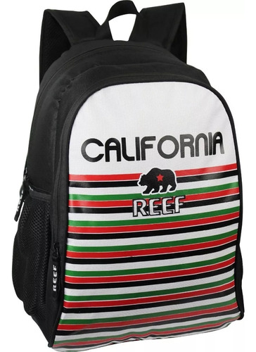 Mochila Reef 17 Pulgadas Estampada Bordada 20 Lts Original