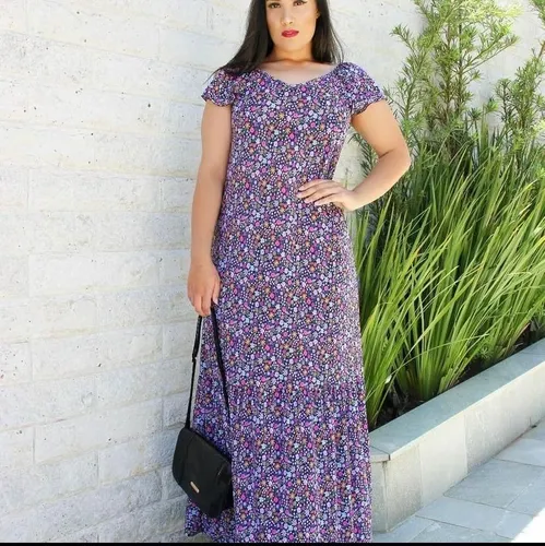 Vestido longo de deals liganete