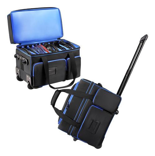 Bolsa De Cabo Dj Aleemin Com Rodas, Grande Capacidade E Mult