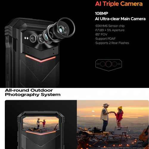 Doogee V Max Pro 22.000 Mah, Gamer, Resistente Y Dual Sim