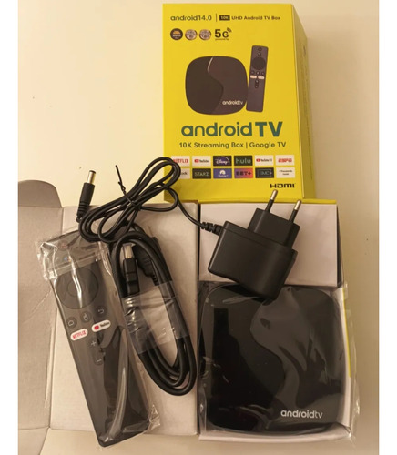 Tv Box Android 14.0 5g Ram 8gb+128gb Ultra Hd Wifi +control