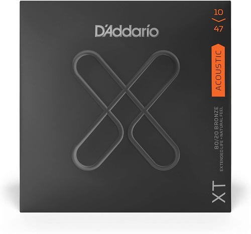 Encordoamento D'addario X Para Violão Aço Fósforo Bronze 010