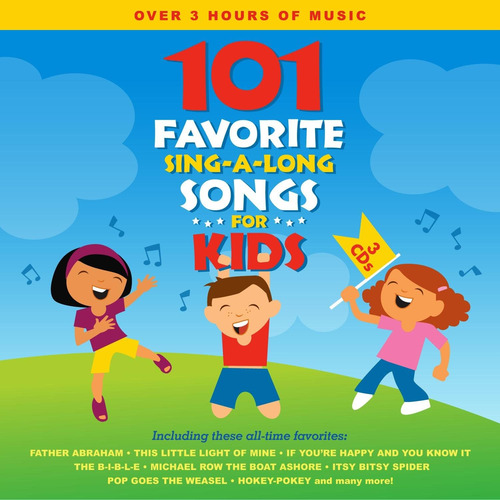 Cd: 101 Canciones Favoritas Para Niños Para Cantar [3 Cd]