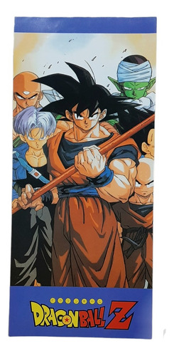 Dragon Ball Poster Lamina Goku 53x24cm. 150g Vegeta Serie Db