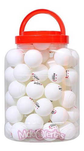 Imagen 2 de 8 de Pelotas Pelotitas De Ping Pong Pingpong 60 Unidades
