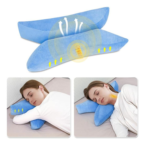 Anti Wrinkle Pillow For Side Sleepers Beauty Sleeping Pil...