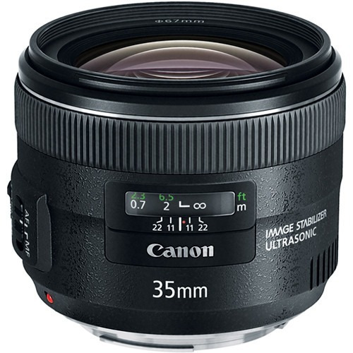 Imagem 1 de 3 de Lente Canon Ef 35mm F/2 Is Usm Garantia Canon Brasil