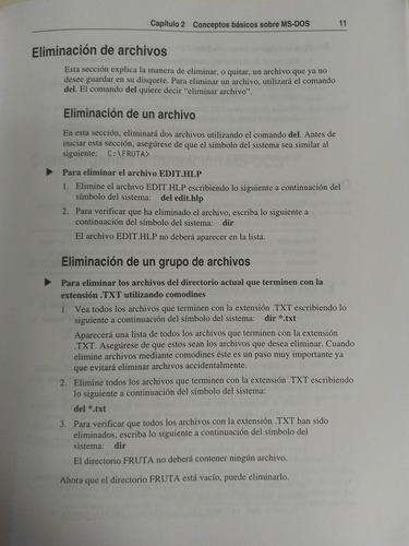 Microsoft Ms-dos 6.2 Manual Del Usuario Conciso (Usado)