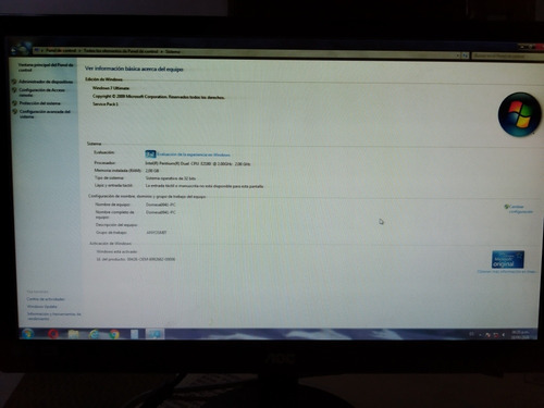 Imagen 6 de 6 de Combo De Pc, Monitor, Teclado, Corneta E Impresora.