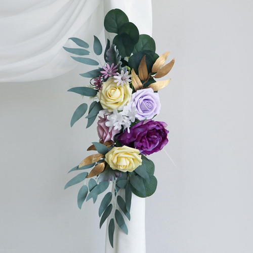 Decoración De Arco De Flores Artificiales De Seda