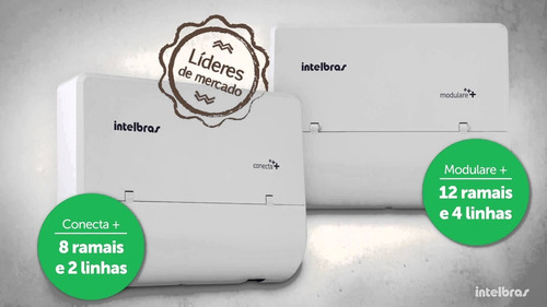 Micro Pabx Intelbras Modulare + 4 Linhas 12 Ramais + Disa