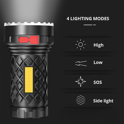 Linterna Led En Forma De Z, Ocho Perlas, Superbrillantes, 81