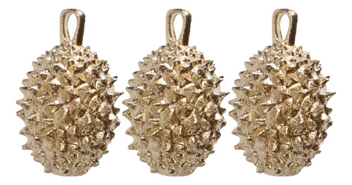 Llavero De Metal Durian Charms, 3 Unidades