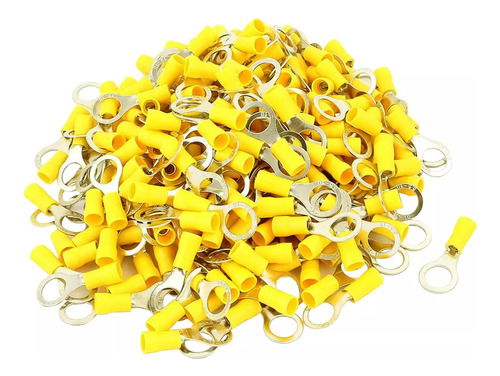 Terminal Aislado Anillo Ojo Argolla 10.5mm (4-6mm2) 100un