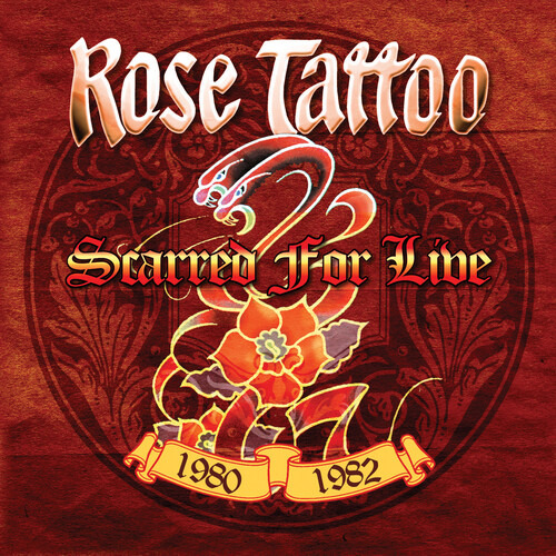 Rose Tattoo Con Cicatrices De Por Vida - Lp Plateado