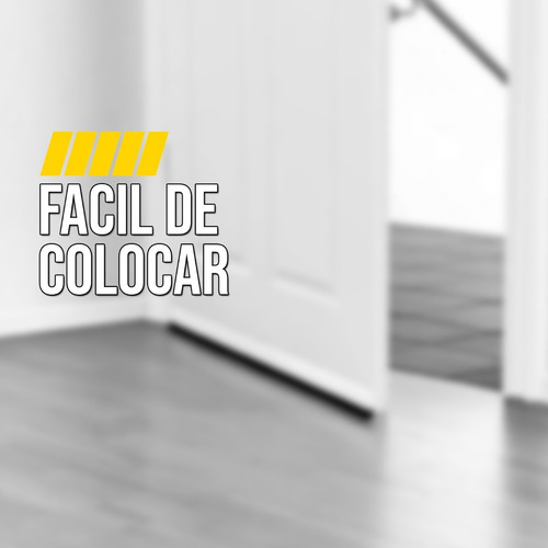 Zocalo 70 Cm Puertas Cepillo Aluminio Burlete Raketa