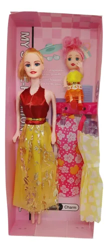 Muñeca Con Vestidos Accesorios Juguete Niñas