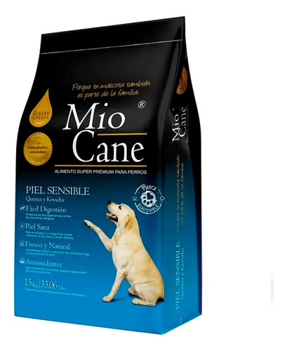 Comida Para Perro Mio Cane Super Premium Piel Sensible 15 Kg