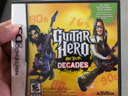 Imagen 1 de 2 de Juego De Nintendo Ds Guitar Hero Decades