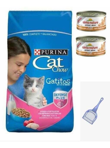 Cat Chow Gatitos 8kg +2 Paté Y Palita