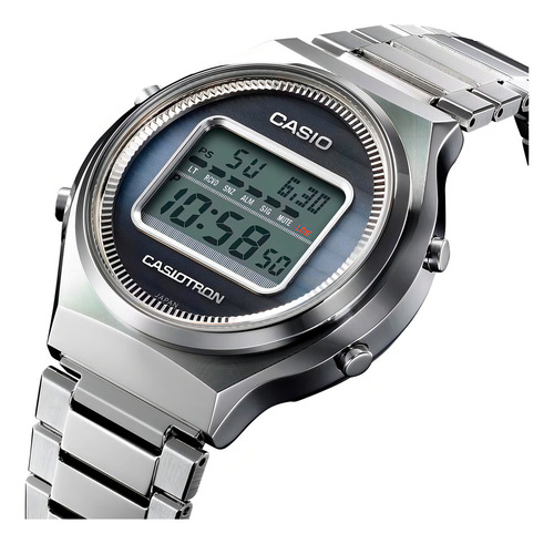 Relógio Casio TRN-50-2a masculino em aço prateado