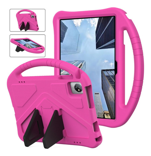 Funda De Tableta Eva Roja Rosa Para Blackview Tab 8 Wifi 10.