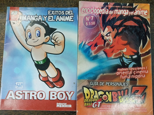 10 Revistas Sobre Manga * Astroboy Caballeros Robotech *