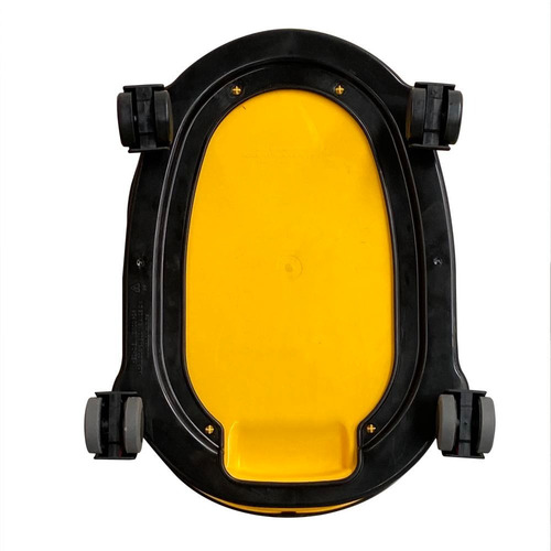 Cubeta Con Exprimidor 17l Amarilla Con Base Dolly