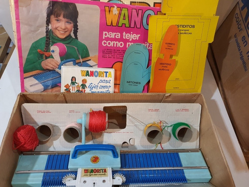 Wanorita- Maquina De Tejer De Juguete De 1980- Cod.200