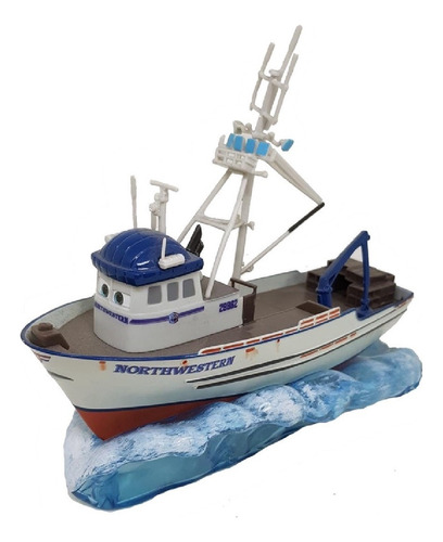 Disney Store Cars 2 Crabby Boat Barco Loose 18cm