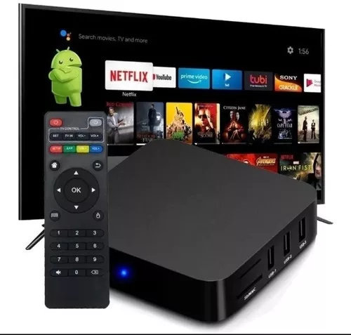 Aparelho Adaptador Smart Tv Box Transforme Sua Tv Em Smart