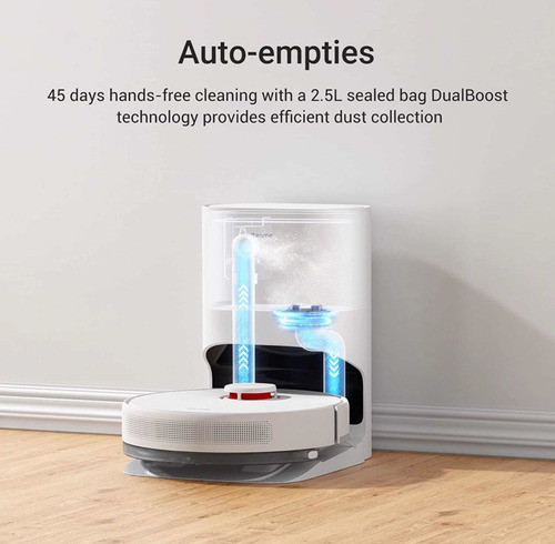 Dreametech Robot Aspirador Y Fregona D10 Plus Con Base
