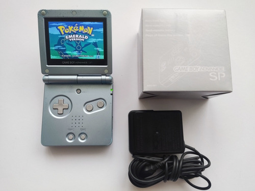 Nintendo Gba Sp Gameboy Advance Sp Azul Ags-101 + 1 Juego