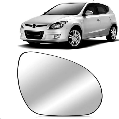 Lente Retrovisor Para Hyundai I30 2009 Até 2012