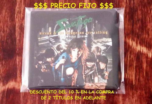 Savatage Sirens & The Dungeons Are Calling Cd Nuevo (Usado)