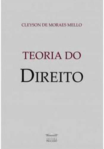 Teoria Do Direito, De Mello, Cleyson De Moraes. Editora Processo, Capa Mole Em Português