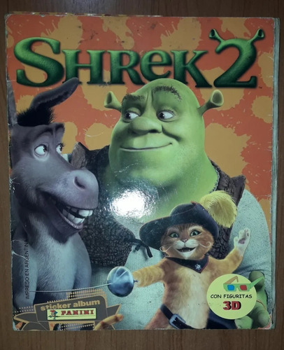 Álbum De Figuritas Shrek 2 88 Figuritas Pegadas Año 2004
