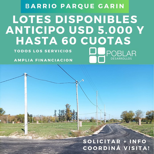 Lotes Garin Barrio Abierto Sin Expensas