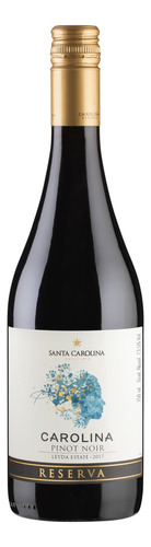 Vinho Pinot noir Santa Carolina Reserva 2017 750 ml em um estojo de sem estojo
