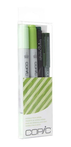 Copic Ciao Doodle Packs: Green (4 Lápices)