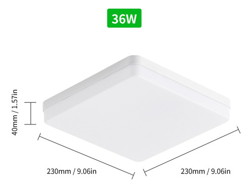 Leds Luz De Teto Embutida Montagem 36w Lâmpada De Teto Quadr